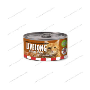 LiveLong Gato Delicias de Aves Lata 156gr