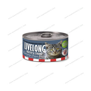 LiveLong Gato Delicias del Mar Lata 156gr