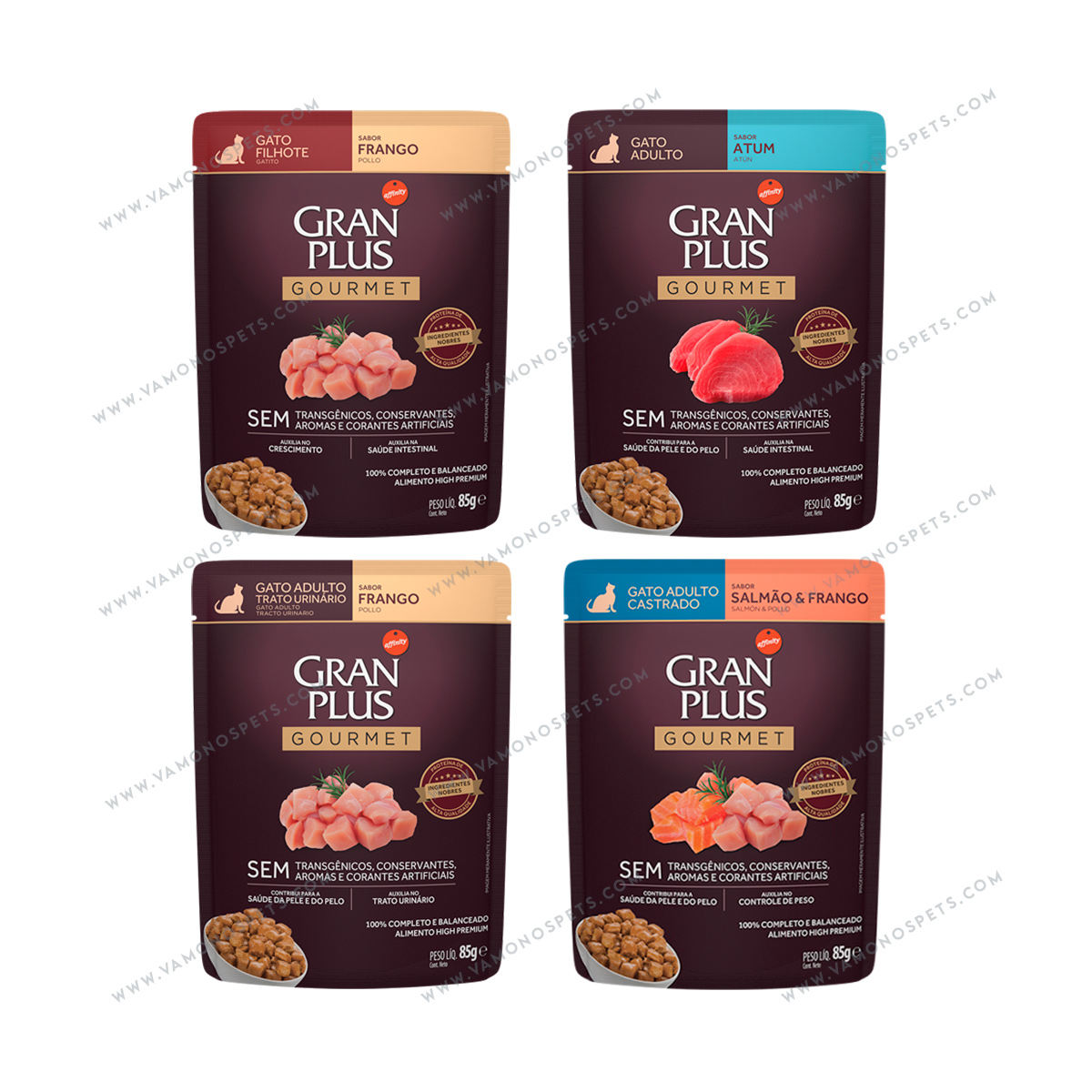 Gran Plus Pouch Gato Sachets 85gr