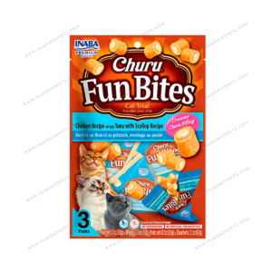 Churu Fun Bites Pollo con Atún y Ostiones 60gr